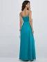 Westside Vark Teal Embellished A-Line Dress